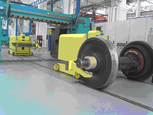 Horizontale CNC Hydraulische Wielpers voor Spoorwegvoertuig het Herstellen